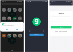 Gab apk screenshot